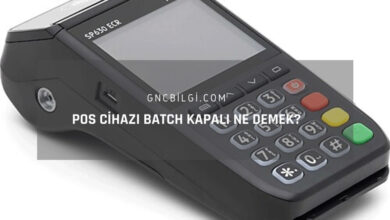 Pos Cihazi Batch Kapali Ne Demek
