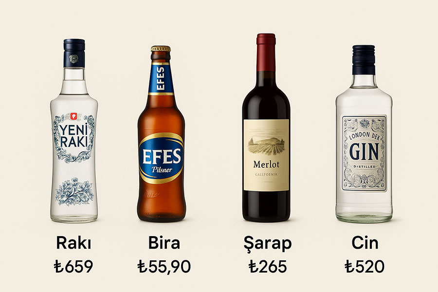 Alkol Fiyatlari