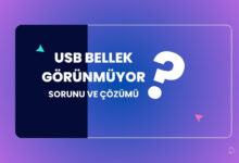 USB Bellek Gorunmuyor
