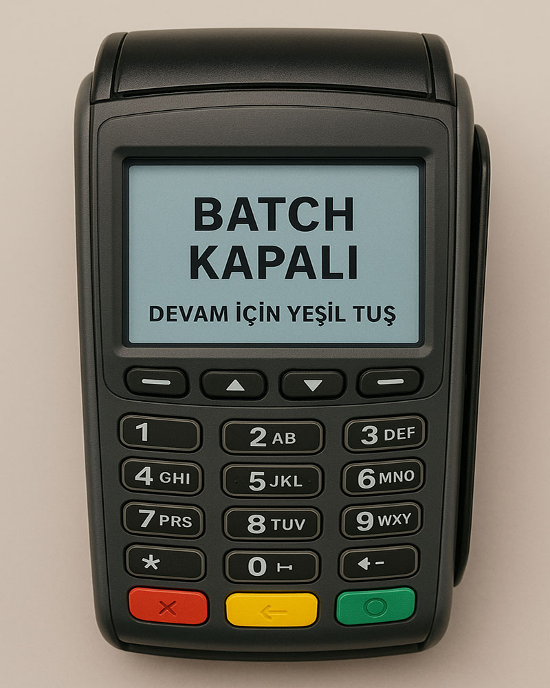 Pos Cihazı Batch Kapalı