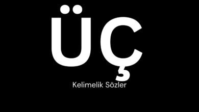 uc Kelimelik Sozler
