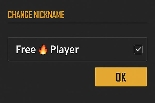Free Fire Bosluk Kopyala