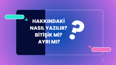 Hakkındaki Nasil Yazilir