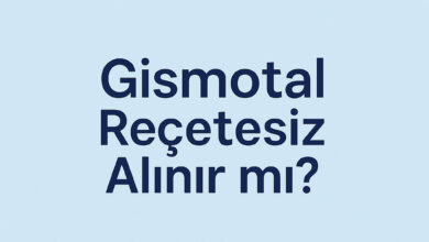 Gismotal Recetesiz Alinir mi