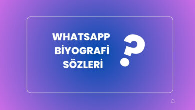 Whatsapp Biyografi Sozleri