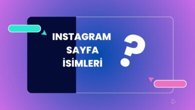 instagram Sayfa isimleri