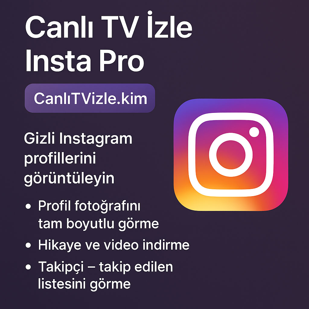 Canli TV izle insta