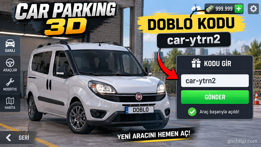 Car Parking 3D Doblo Kodu