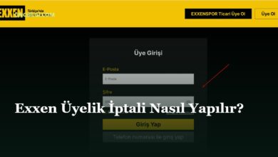 exxen uyelik iptali nasil yapilir