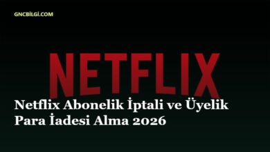 netflix abonelik iptali ve para iadesi alma