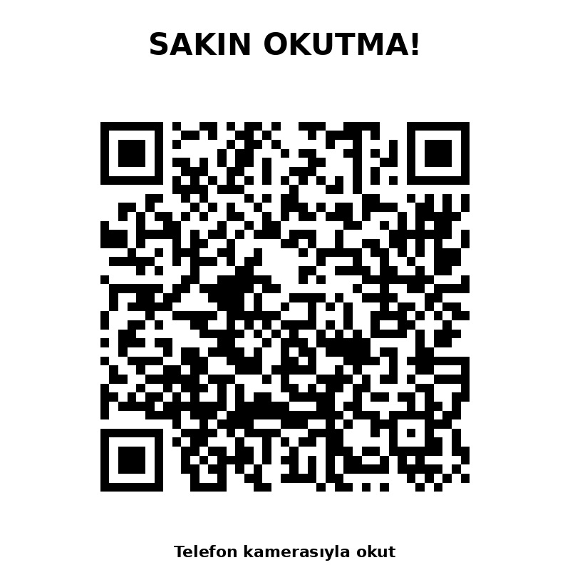 sakin okutma komik karekod