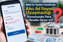 IBAN ile Yapılan Transfer