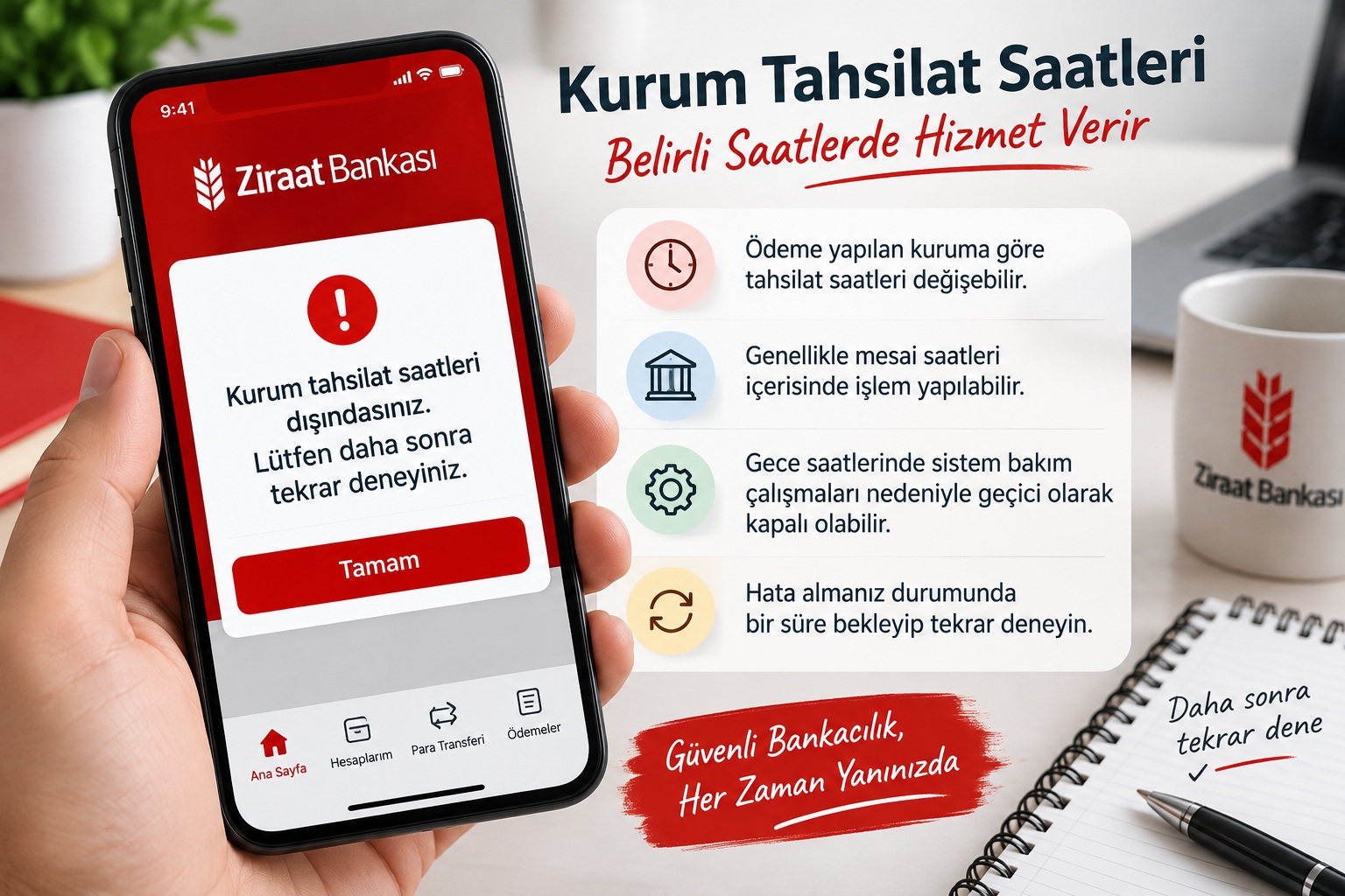 Kurum Tahsilat Saatleri Rehberi