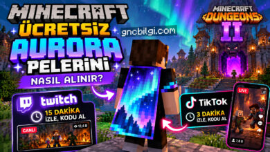 Minecraft Ücretsiz Aurora Pelerini